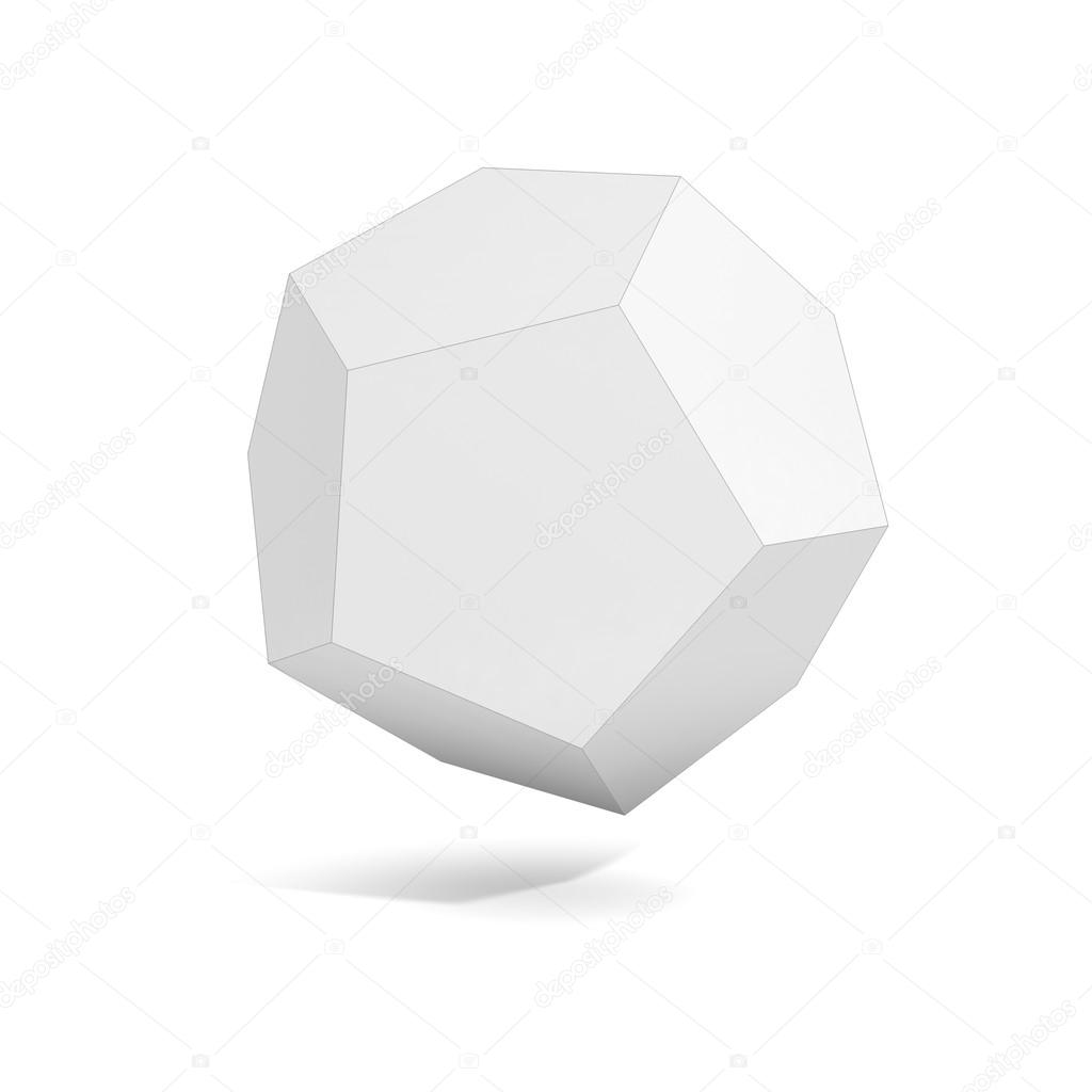 Abstract geometric 3d object