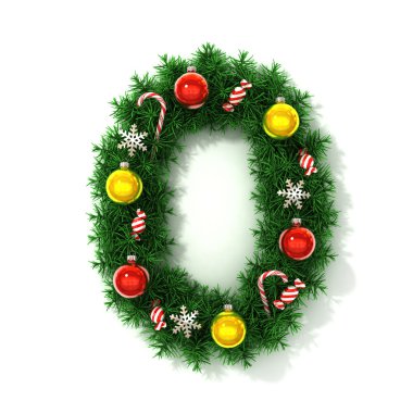 Noel ağacı yazı tipi sayısı 0