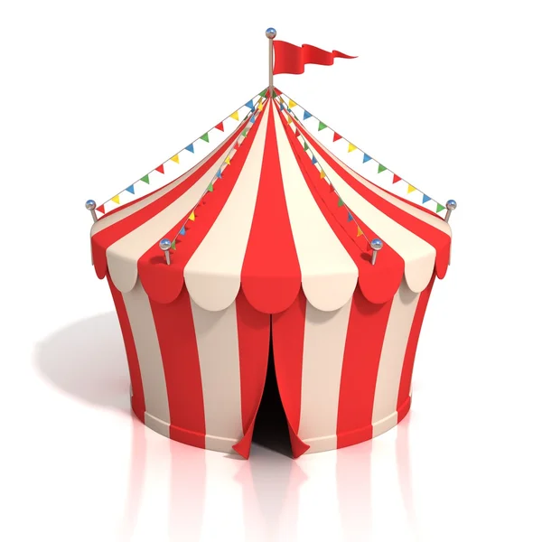 Circo tenda 3d ilustração — Fotografia de Stock