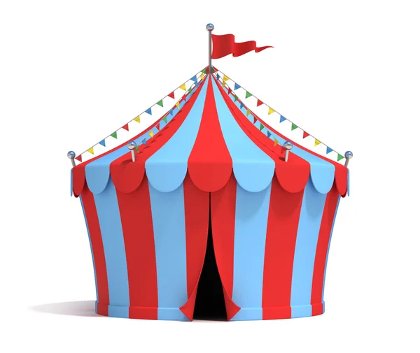 Carpa de circo 3d ilustración — Foto de Stock