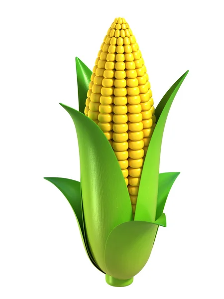 Corn 3d illustration — Stock Photo, Image