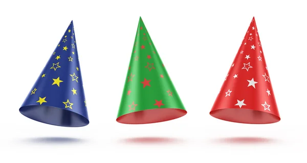 Set de gorras festivas — Foto de Stock