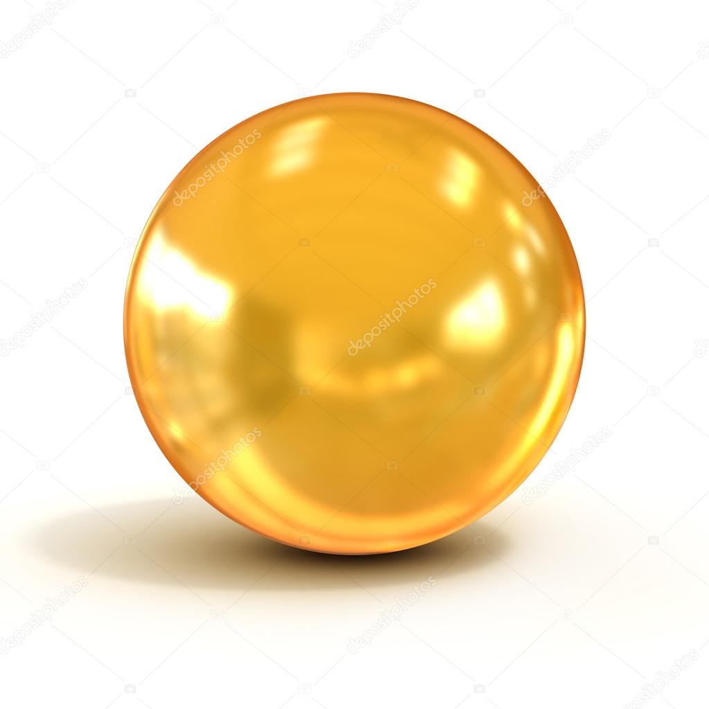 Golden sphere Stock Photo by ©koya979 73221841