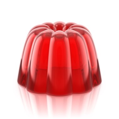 red jelly pudding clipart
