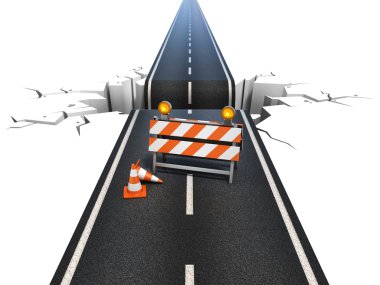 yol yapım aşamasında