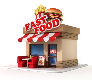 minyatür fast food Restoran