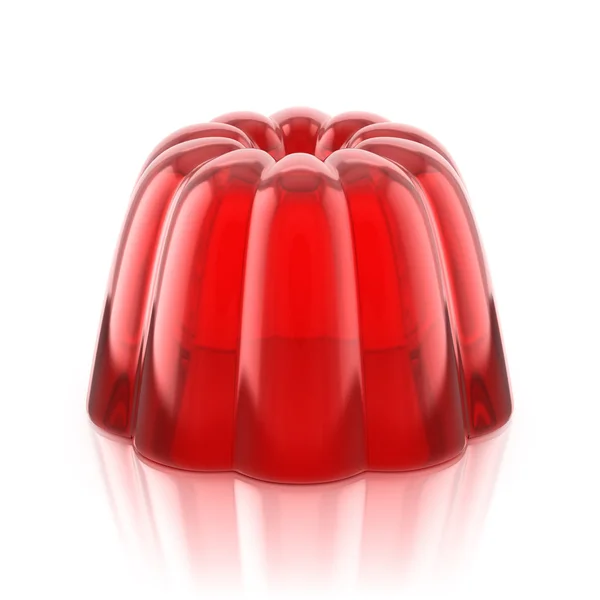 Kırmızı jöle puding