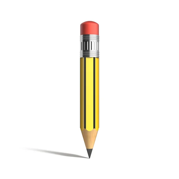 Pencil 3d font letter I — Stock Photo, Image