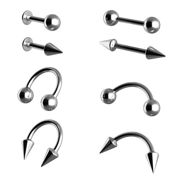 3d Piercing Set — Stockfoto