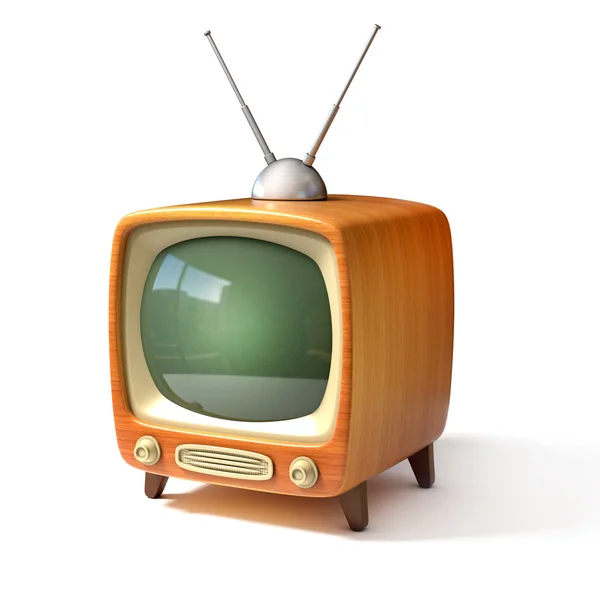 Retro tv — Foto de Stock