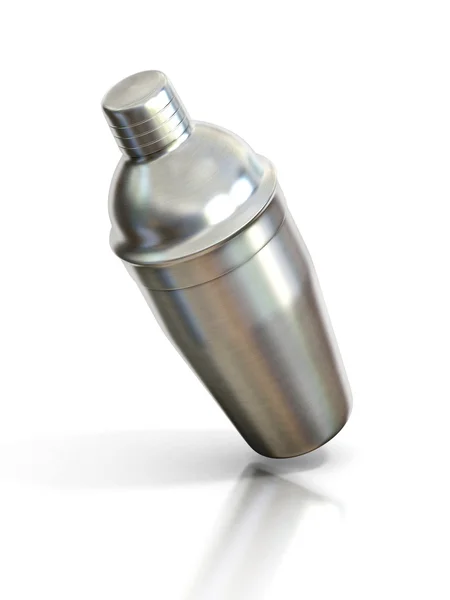 Cocktail shaker isolated on a white background — Stock Photo, Image