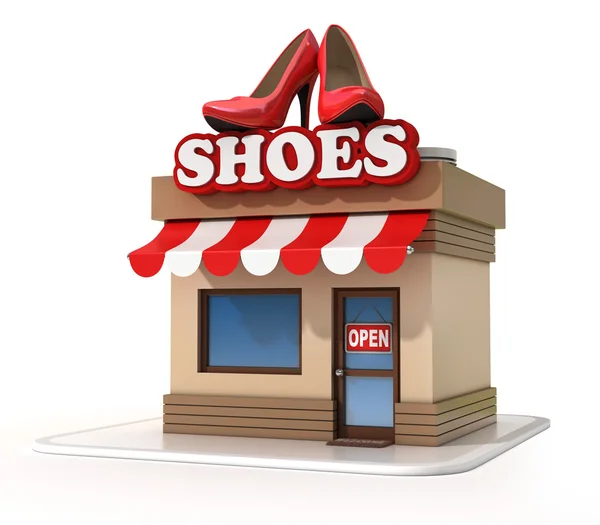 Miniature shoe store — Stock Photo, Image