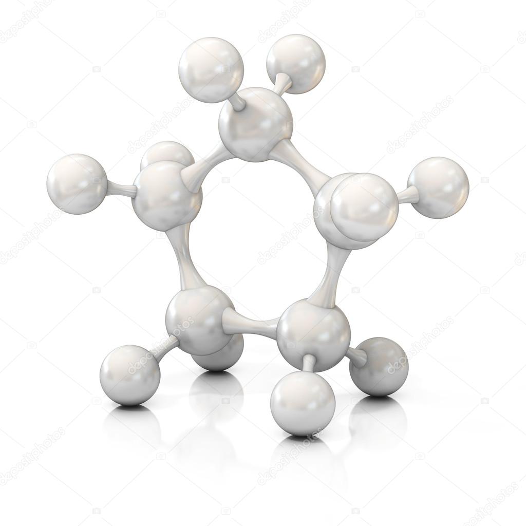 molecule 3d illustration