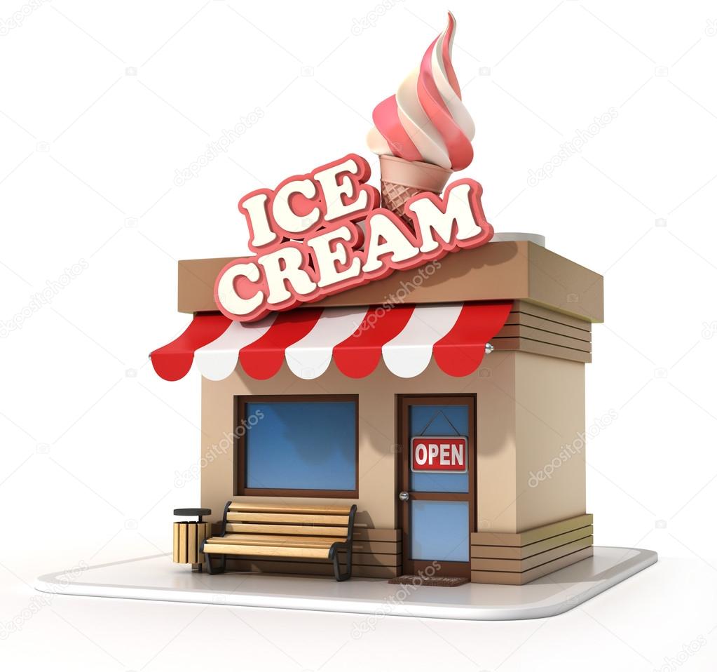miniature ice cream store