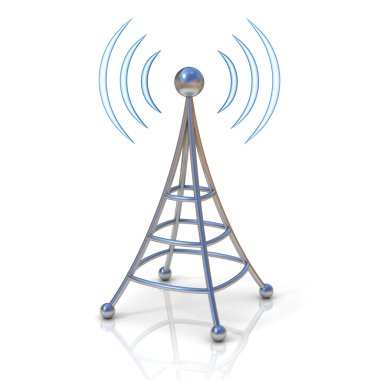 radyo dalgaları ile radyo kulesi