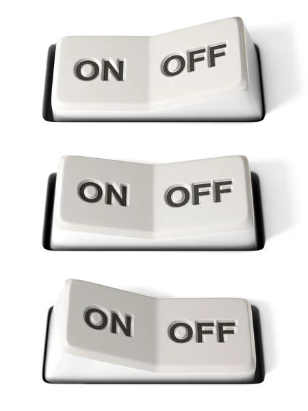 On off switch 3d illustration — Stock Photo, Image