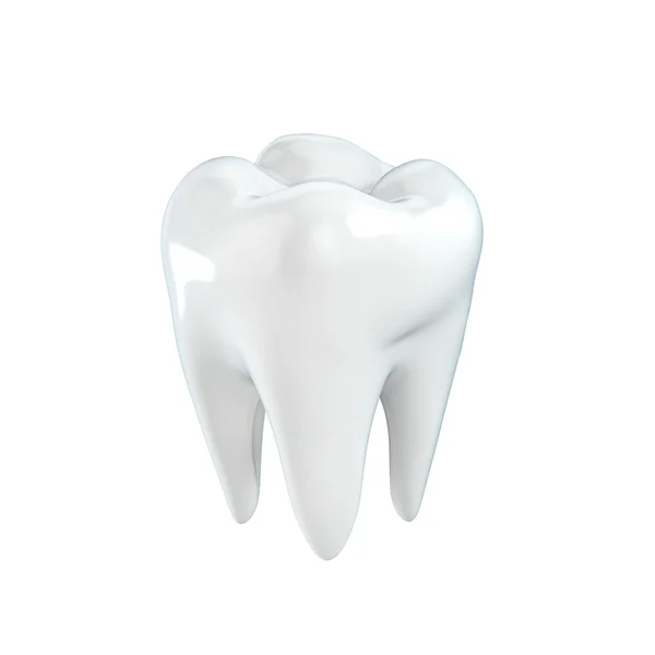 Dente isolato — Foto Stock