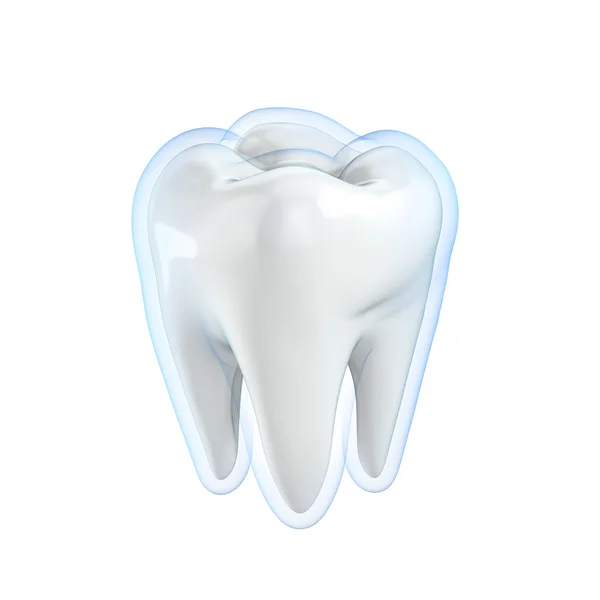 Dente isolato — Foto Stock