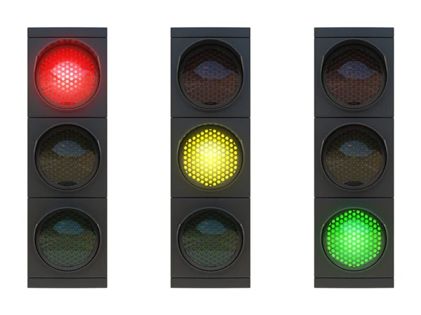 Közlekedési lámpák — Stock Fotó