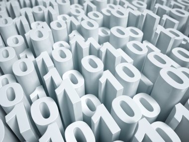 ikili kod 3d arka plan