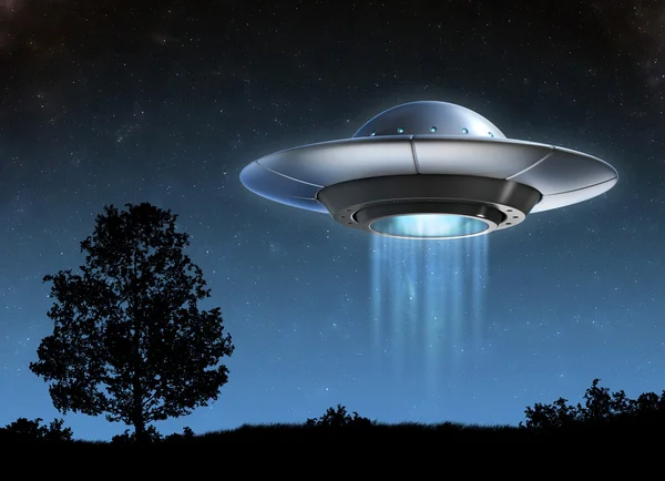 Ufo - außerirdisches Raumschiff — Stockfoto