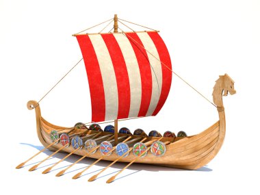 Viking gemisi cam şişe