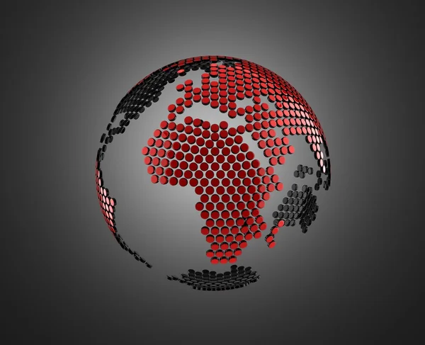 Abstract 3d globe — Stock Photo, Image