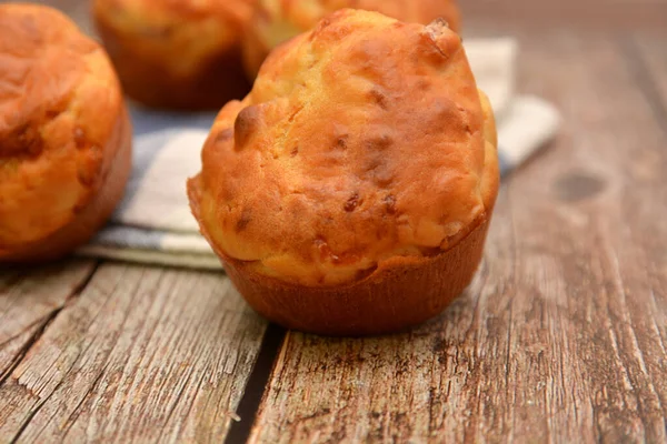 Muffin Salato Con Prosciutto Snack — Foto Stock