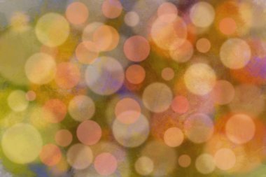 Grunge arka planında sarı ve kırmızı bokeh