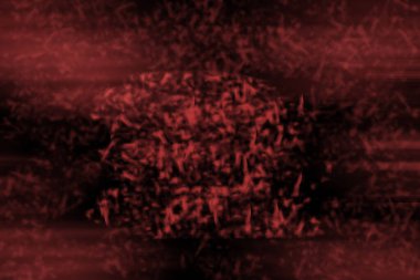 Koyu siyah ve kırmızı eski grunge soyut doku. Bozulmuş duvar kağıdı arkaplanı.