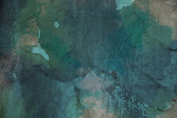 Грандиозный красочный треснувший фон стены