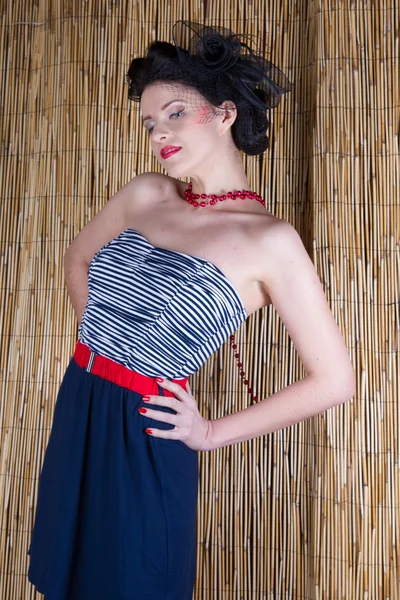 Marine pin up fille — Photo