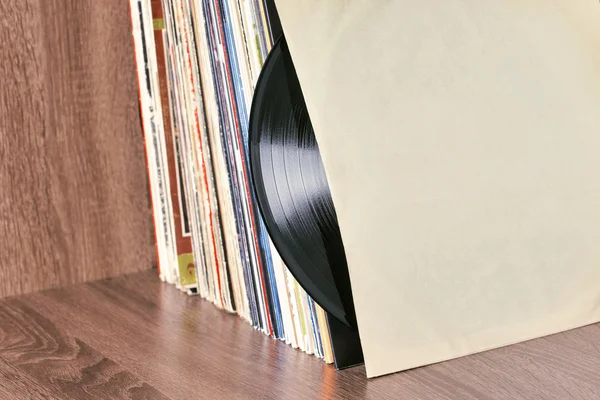 ANTIGUO discos de vinilo — Foto de Stock