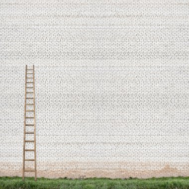 huge white brick wall clipart