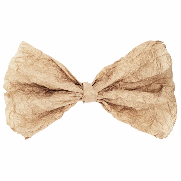 Vintage paper bow tie — Stock Photo, Image