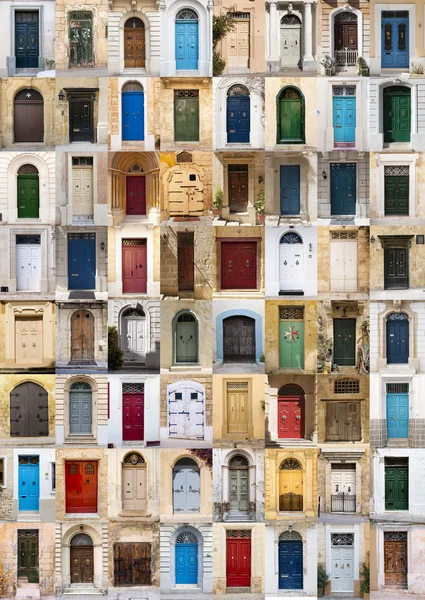 Drzwi z Malty — Zdjęcie stockowe