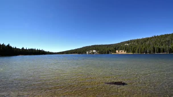 Diez West dormir vista al lago — Vídeo de stock