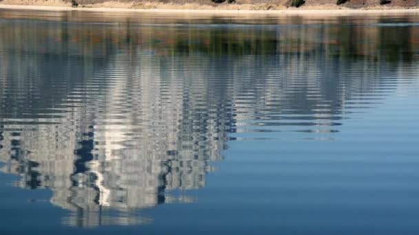 Jackson lake Reflection — Stock video