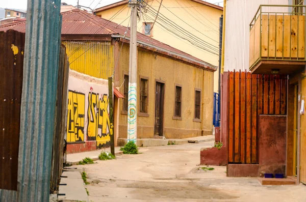 Straat in Valparaíso, Chili — Stockfoto