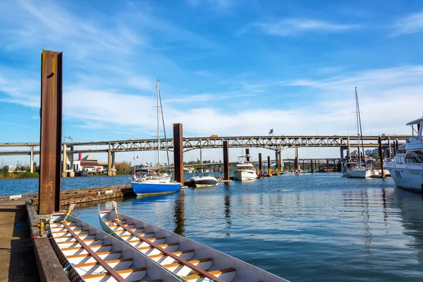 Vackra Portland Marina — Stockfoto