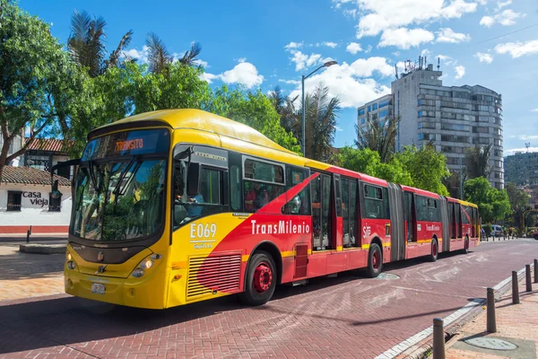 Autobús Transmilenio en Bogotá —  Fotos de Stock