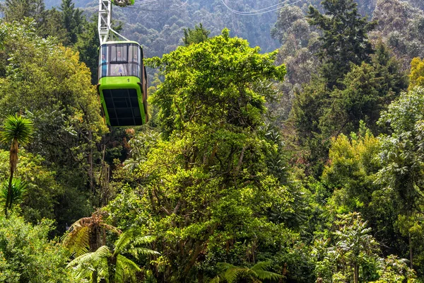 蒙塞拉特空中缆车视图 — 图库照片