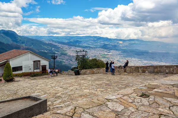 People on Monserrate Mountain — Stock Photo, Image