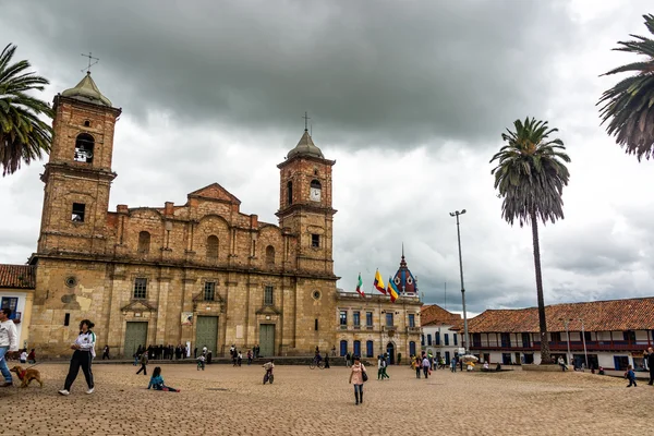 Zipaquira Main Plaza — Zdjęcie stockowe