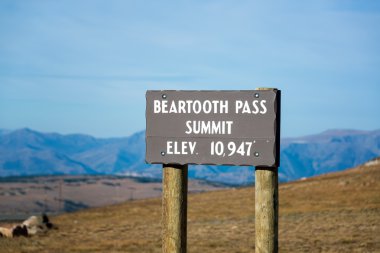 Beartooth Pass Summit clipart