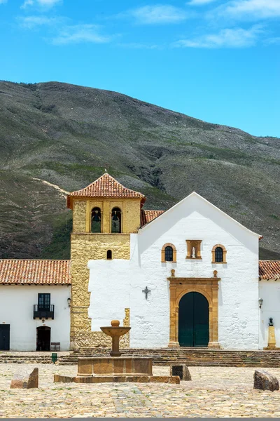 Iglesia de Villa de Leyva — Foto de Stock