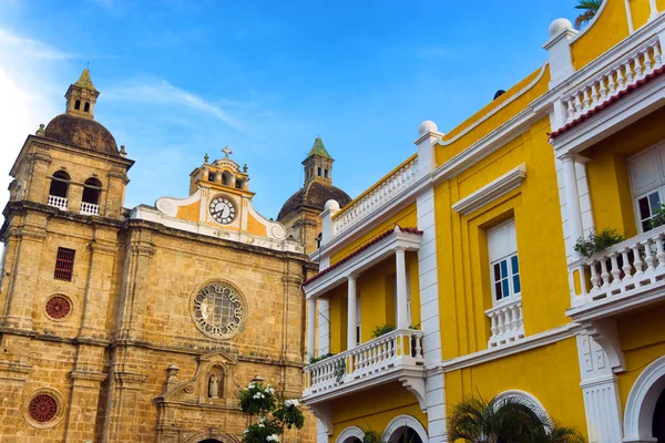 Kostel San Pedro Claver v Cartagena — Stock fotografie