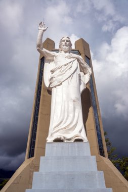 Vertical View of Jesus clipart