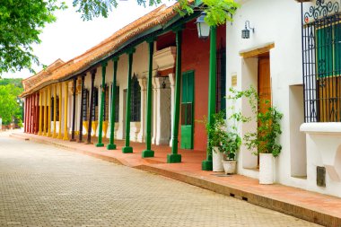 Beautiful Colonial Architecture in Mompox clipart