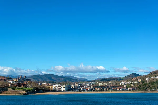 Piękny Widok San Sebastian Hiszpania — Zdjęcie stockowe